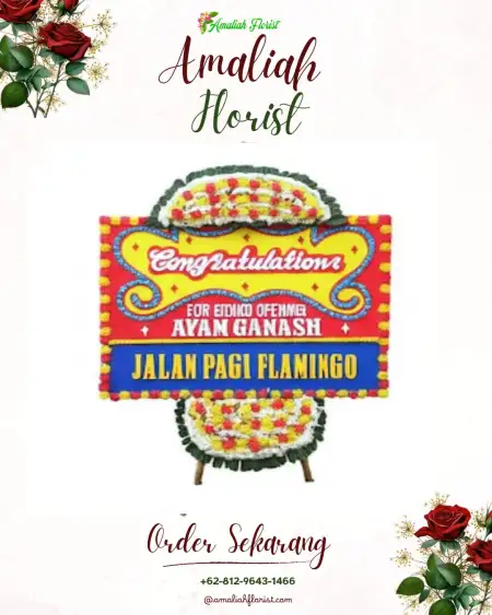 Sewa Papan Bunga Batu Mandi